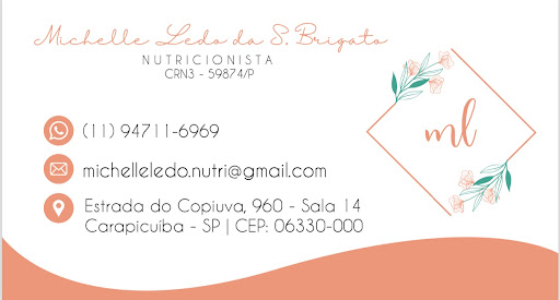 Nutricionista - Michelle Ledo S. Brigato